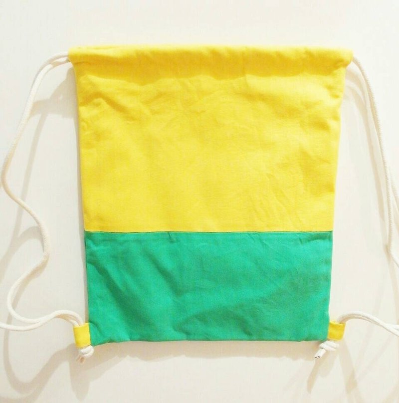 Brazil Pouch - กระเป๋าหูรูด - ผ้าฝ้าย/ผ้าลินิน สีเขียว