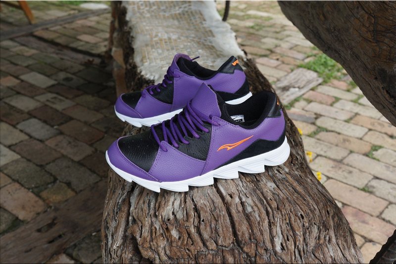 vpep leisure jogging shoes / mysterious purple with / jogging, walking, long distance travel - รองเท้าวิ่งผู้หญิง - วัสดุอื่นๆ สีม่วง