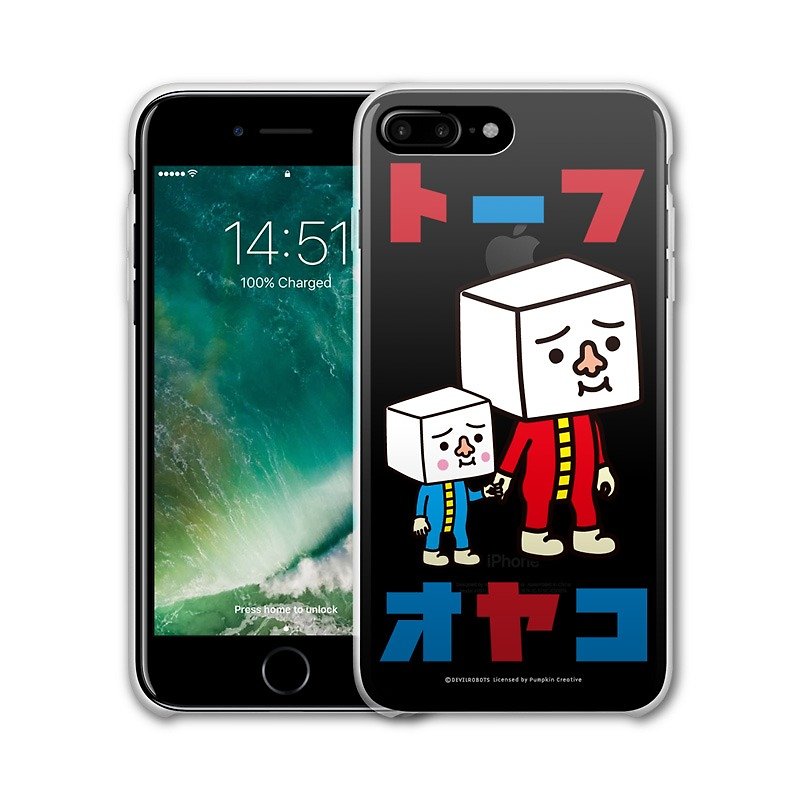 AppleWork iPhone 6/7/8 Plus 原創保護殼 - 親子豆腐 PSIP-338 - 手機殼/手機套 - 塑膠 多色