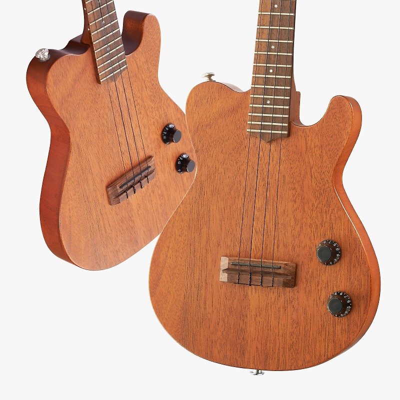 Tolele II E｜Concert-Eletric｜Mahogany Semi-Hollow｜aNueNue Ukulele - Guitars & Music Instruments - Wood Brown
