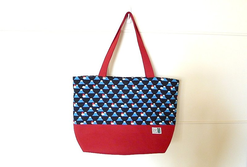 ✎ Fuji の soul mixed colors Tote | Japan standard cloth | high capacity XL - Messenger Bags & Sling Bags - Other Materials 