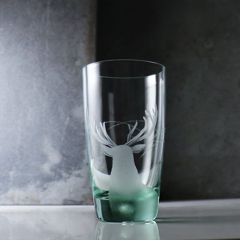 450cc 【ガーディアンスタッグ】 ガーディアンスペル エクスクトパートロナム イタリアングリーンカップ - グラス・コップ - ガラス グリーン