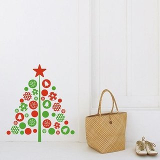 / Free sticking X&#x27;mas / Wall Sticker / ECO-Material
