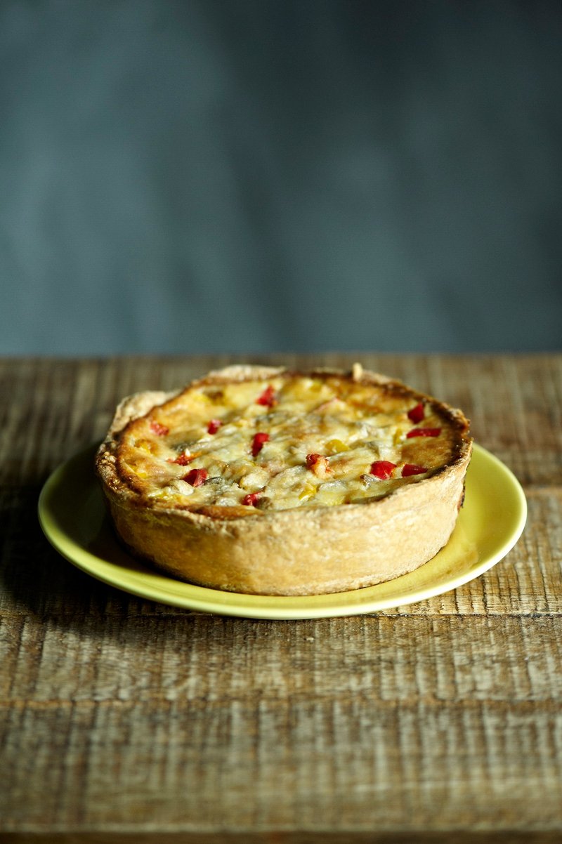 野菇派對鹹派 (蛋奶素) Mushroom Quiche(Ovo-lacto Vegetarian) - 其他 - 新鮮食材 橘色