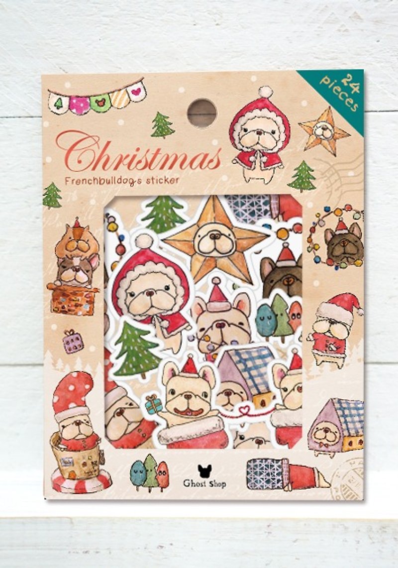 (Sold out) Art sticker pack - Christmas Bucket Method - สติกเกอร์ - กระดาษ สีแดง