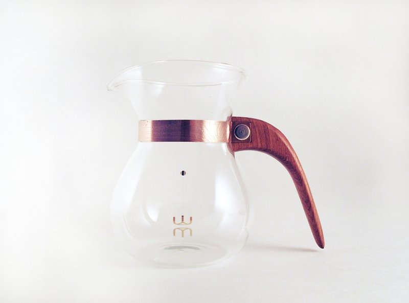 露 La Rosee木質手感咖啡壺/第二代/簡約款/花梨木/需預購 - 咖啡壺/咖啡周邊 - 木頭 咖啡色