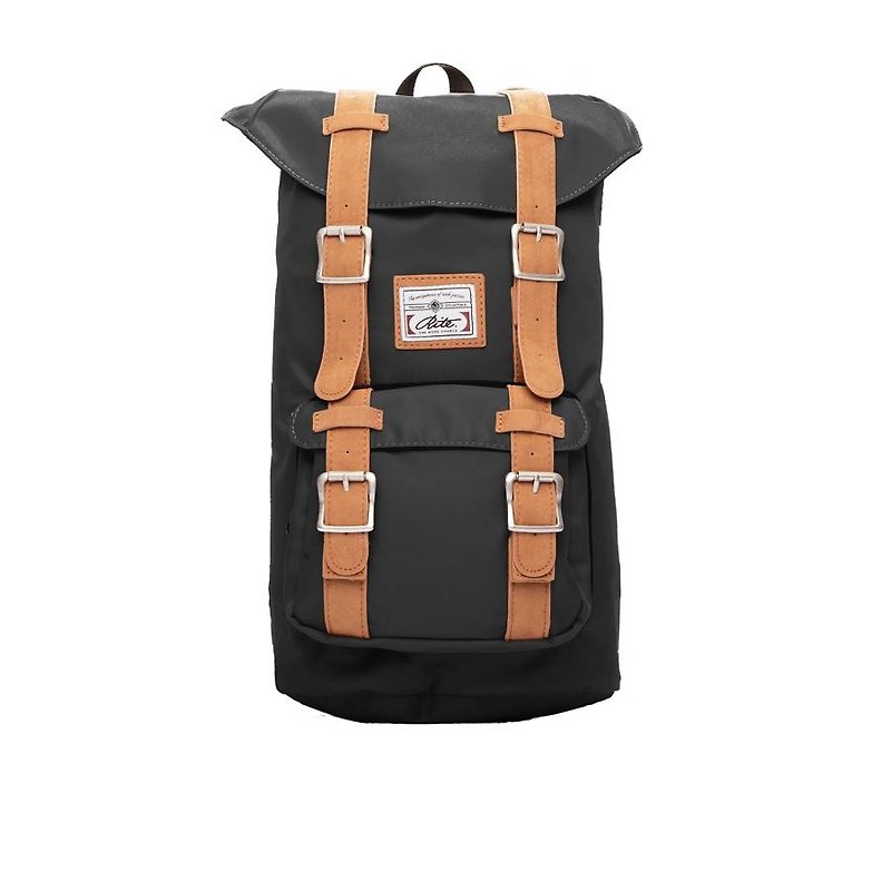 RITE | Travellers bag - nylon black | after the original removable backpack - กระเป๋าแมสเซนเจอร์ - วัสดุกันนำ้ สีดำ