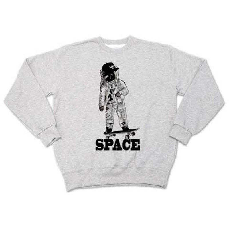 Space Skateboarder（sweat ash） - T 恤 - 其他材質 