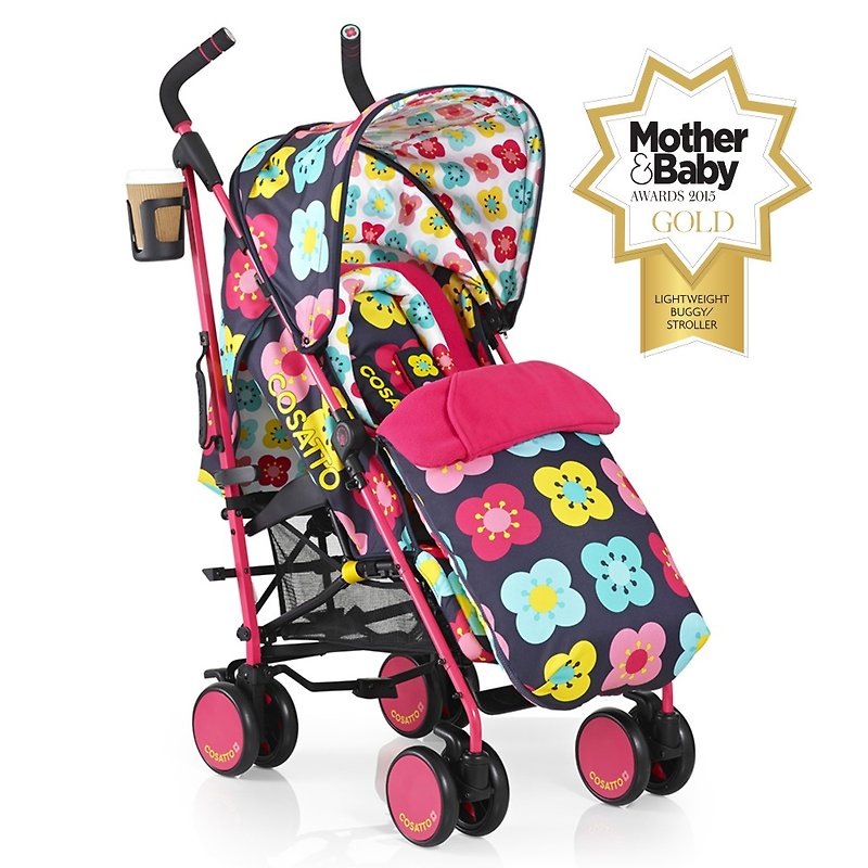Cosatto Supa Stroller – Poppidelic - Strollers - Other Metals Pink