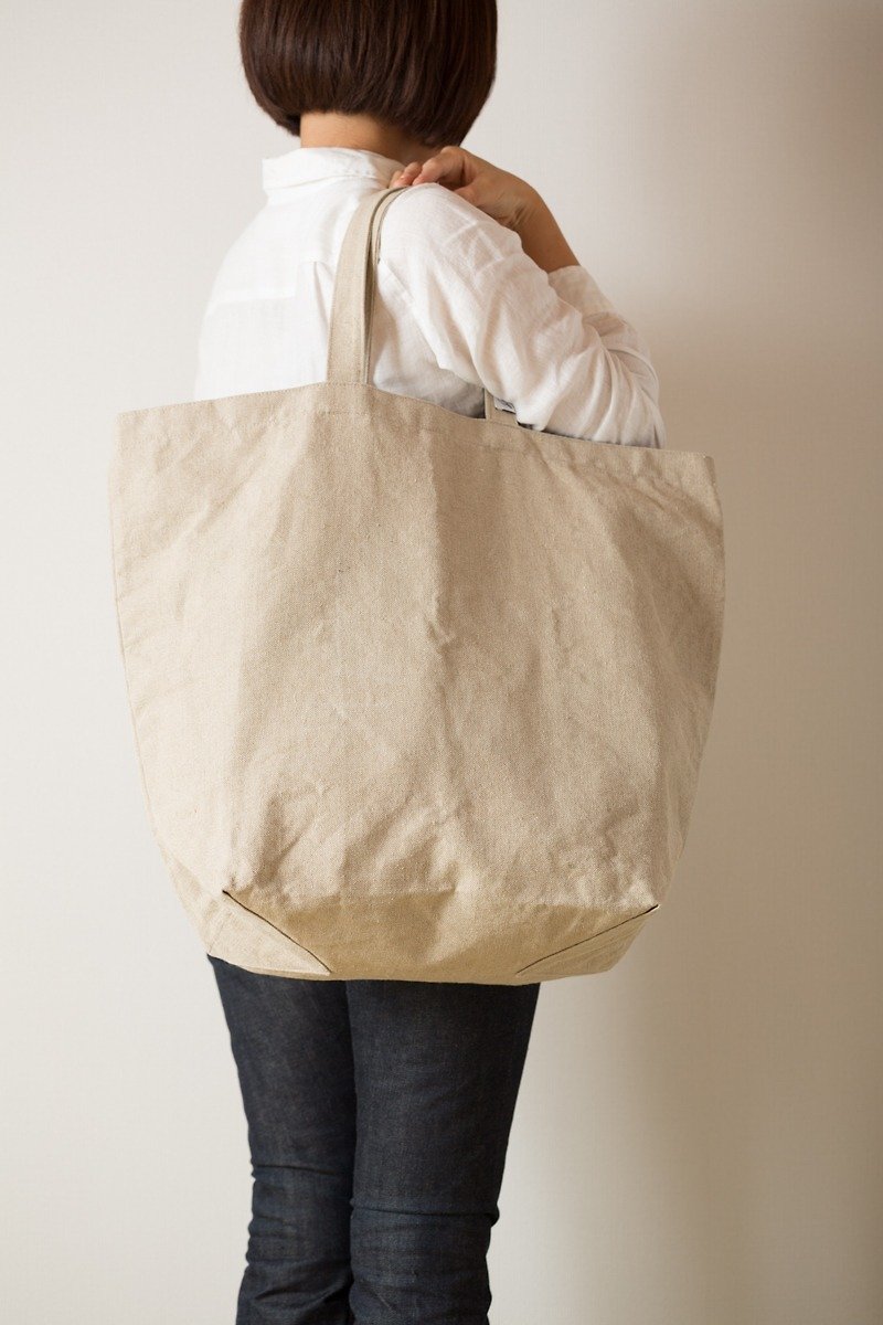 PInt! Linen shoulder bag (L) - Handbags & Totes - Other Materials 