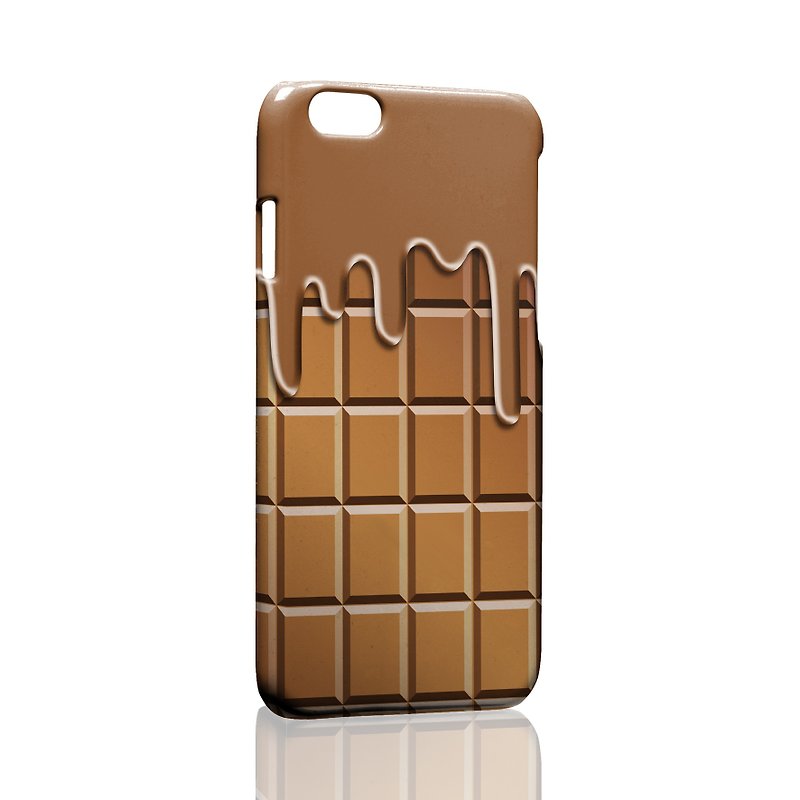 チョコレート可溶性iPhone X 8 7 6sプラス5sサムスンS7 S8 S9電話ケース - スマホケース - プラスチック ブラウン