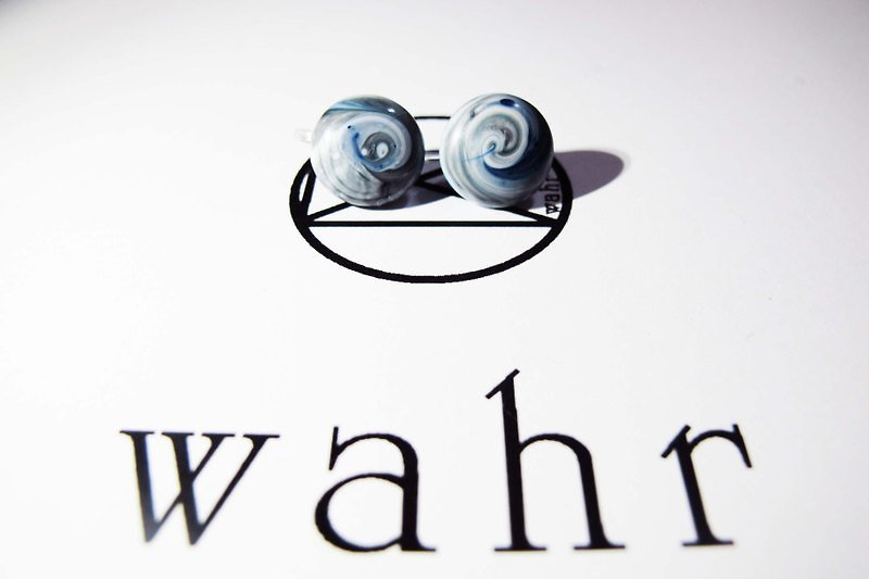【Wahr】-夾式-龍捲風耳環(一對) - ピアス・イヤリング - 防水素材 多色