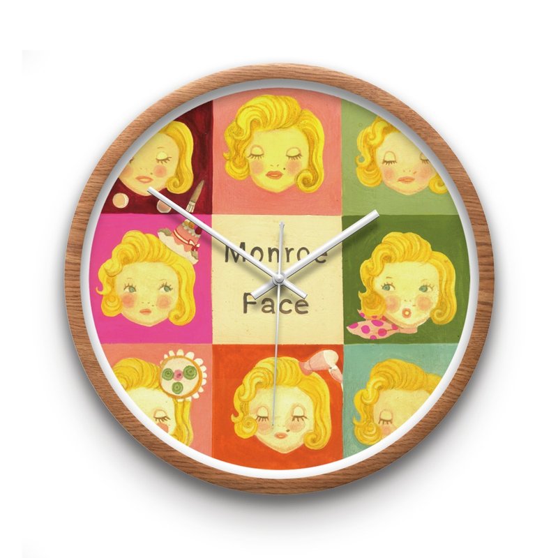 AppleWork iWatch creative wall clock: South Jun PSIC-051 - นาฬิกา - พลาสติก สีส้ม