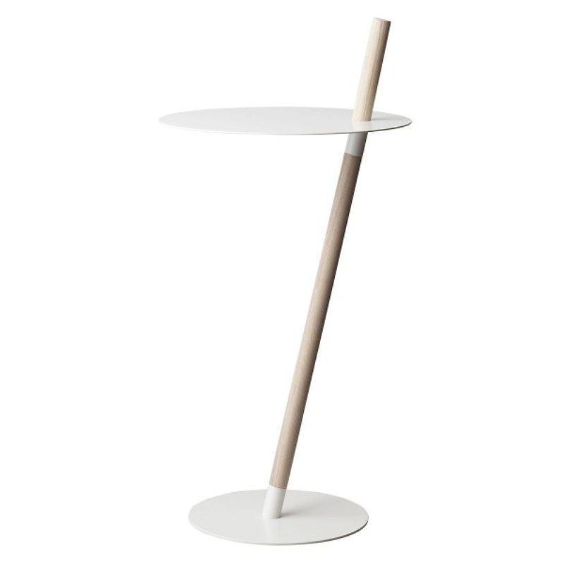 TUBE & ROD side table - white - Other Furniture - Wood White