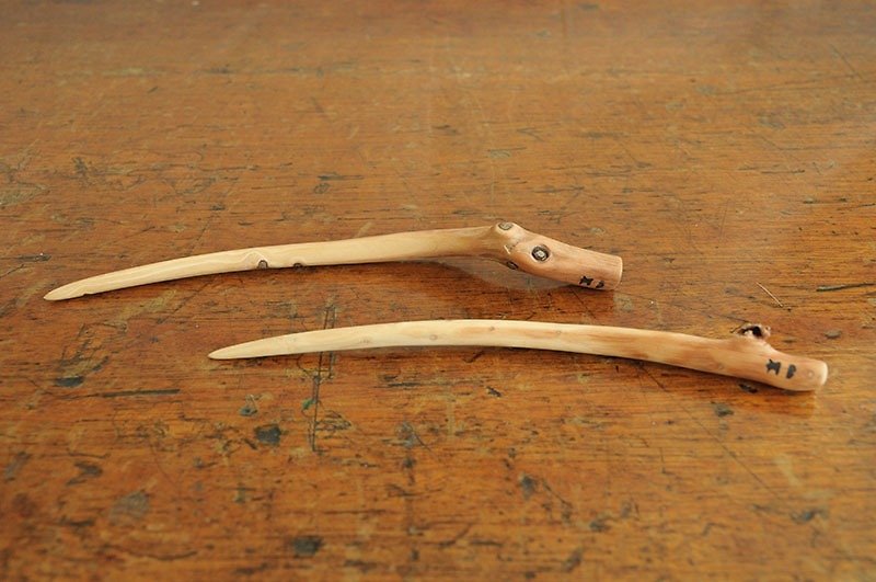 Carpentry. Cypress. Bob II (a). - Hair Accessories - Wood 