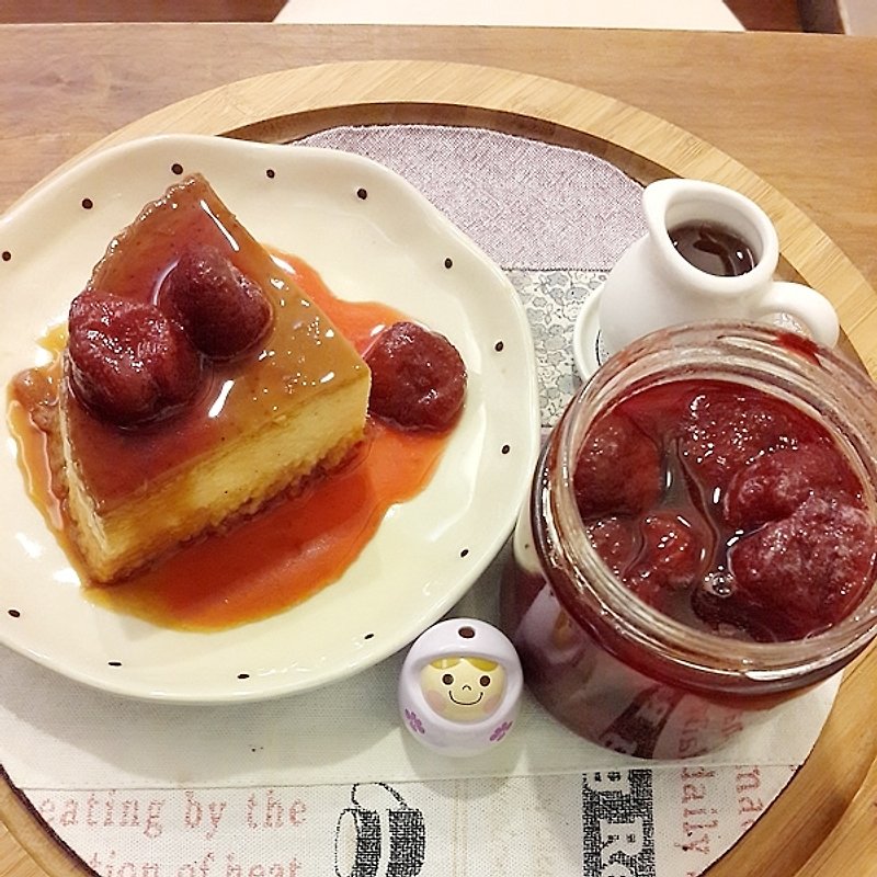 momolico peach Li can -sweetchu French handmade candied strawberries - แยม/ครีมทาขนมปัง - อาหารสด สีแดง