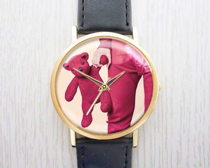 Little Bear-Ladies' Watches/Men's Watches/Unisex Watches/Accessories【Special U Design】 - Women's Watches - Other Metals Red