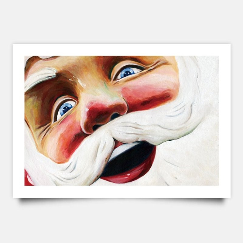 Snore snore snore / Christmas Postcard - การ์ด/โปสการ์ด - กระดาษ ขาว