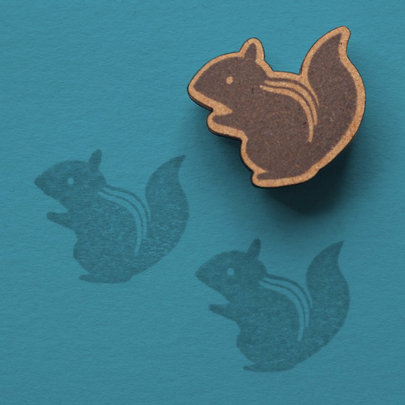 Renewal! 【Stamp】 Hand-painted illustration stamp · squirrel