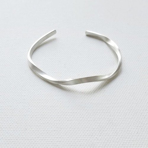 Long sterling silver bracelet