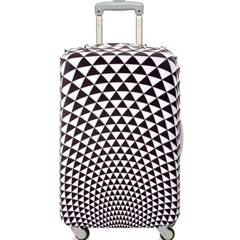 LOQI 行李箱套│稜鏡【M 號】 - 行李箱/旅行袋 - 其他材質 黑色