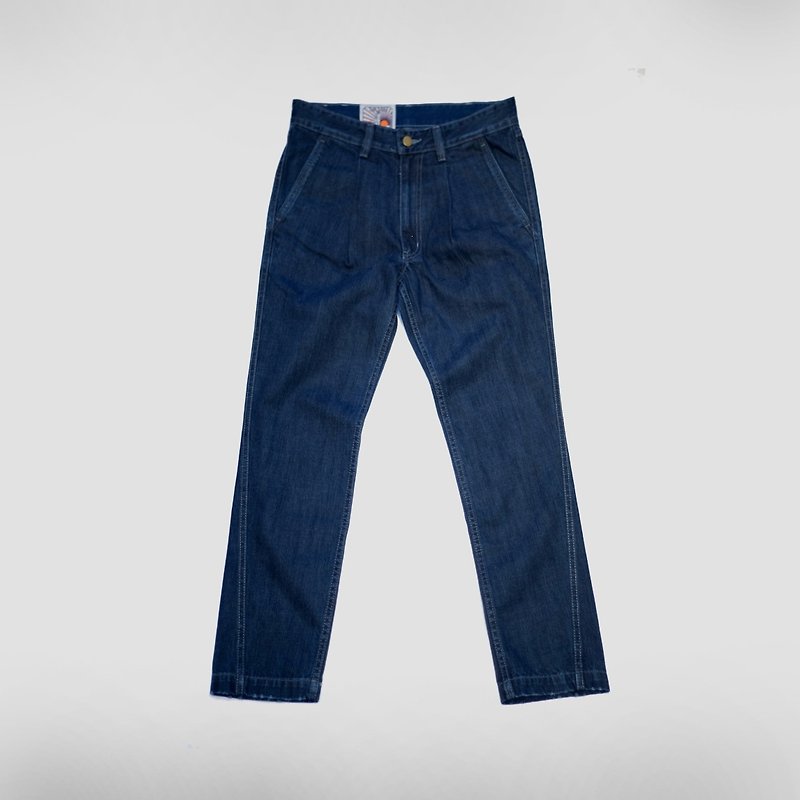Dace 「PAPA'S Denim Cropped Pants」 - パンツ メンズ - その他の素材 ブルー