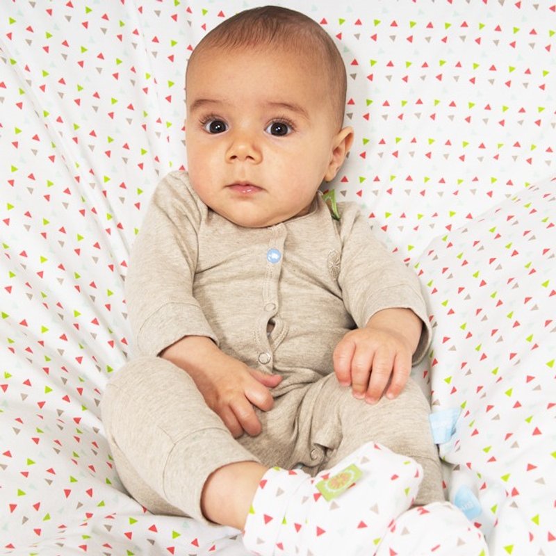 Netherlands Snoozebaby full set of newborn clothing gift set - Desert gray / single size - อื่นๆ - ผ้าฝ้าย/ผ้าลินิน สีนำ้ตาล