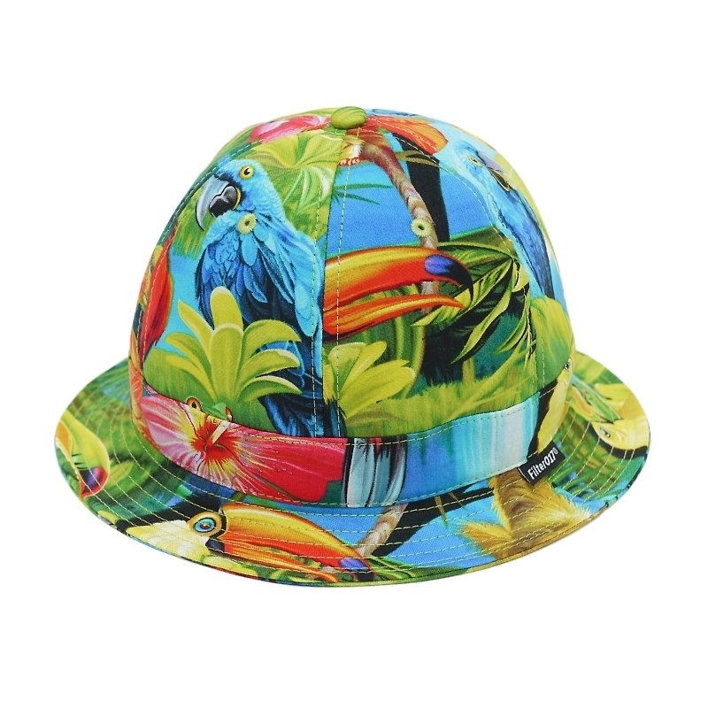 Filter017 - Fisherman hat - Filter017 Subtropical Animals Bucket Hat Tropical Rainforest Animal Dome Fisherman's Hat - Hats & Caps - Other Materials Multicolor