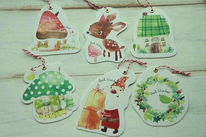 fion stewart gift tags（吊卡）-精靈系列 - Cards & Postcards - Paper Green