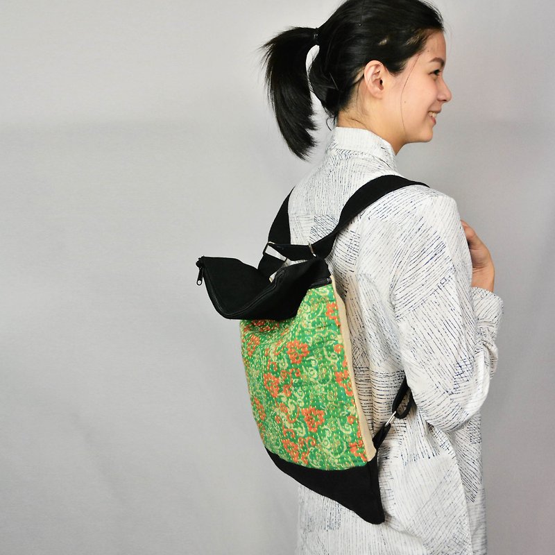 Ma Sari - Back Side Pack - Fair Trade - Backpacks - Other Materials Multicolor