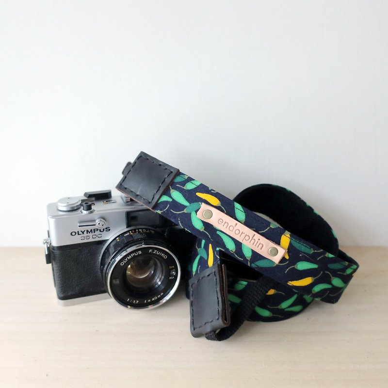 ENDORPHIN handmade camera strap (traveller collection- Mexico) - ID & Badge Holders - Other Materials Green