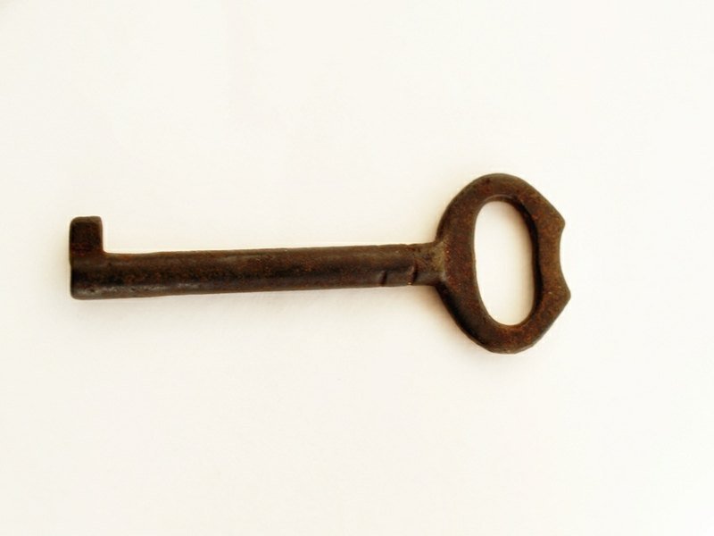 ♥特別禮物♥ OldNew Lady-台灣老復古-罕見鑄鐵老鑰匙(貓耳柄) - その他 - その他の素材 
