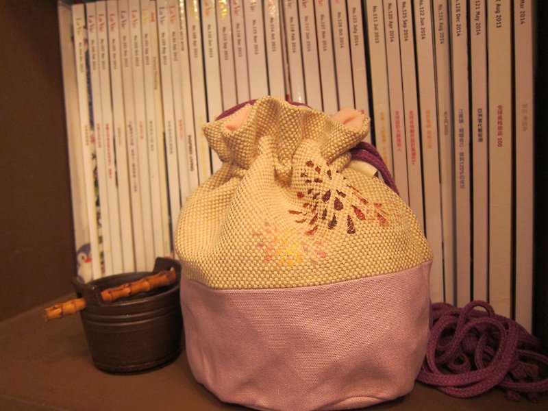 【Round Bucket Bag】Fireworks - Messenger Bags & Sling Bags - Other Materials Multicolor