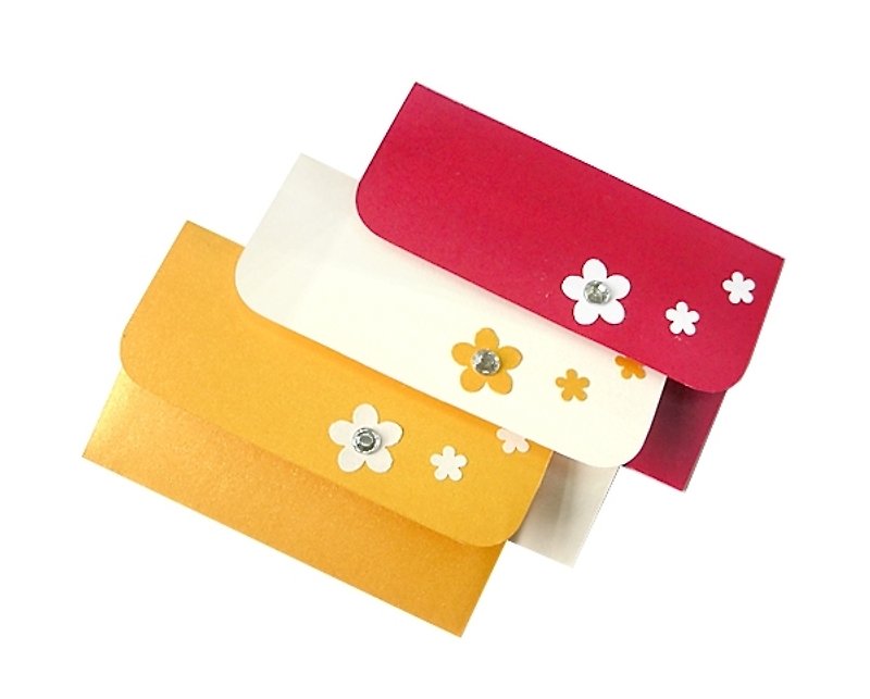 Xie handmade card sets: Rhinestone Flowers - อื่นๆ - กระดาษ หลากหลายสี