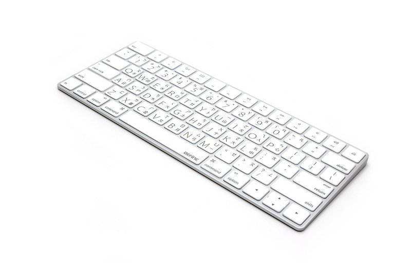 Apple Appleマジックワイヤレスキーボード保護フィルム - 白地に黒（8809402591039） - タブレット・PCケース - その他の素材 ホワイト