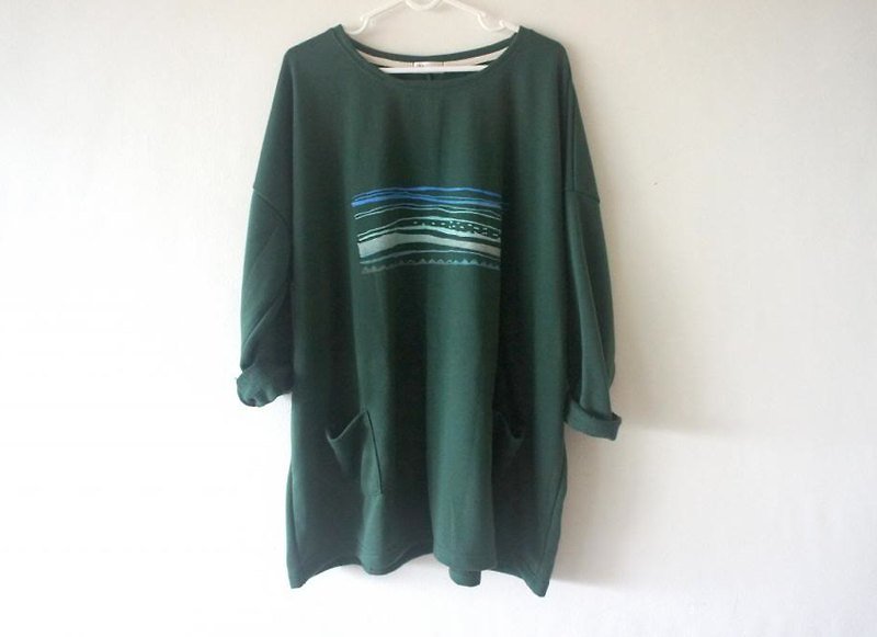 For Chieh Ying Lo：） - เสื้อยืดผู้หญิง - ผ้าฝ้าย/ผ้าลินิน สีเขียว