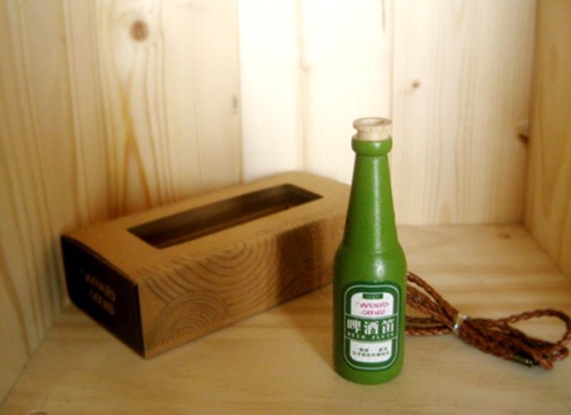 ボトルフルート - ゴールドカードZuzu KAZOO - ギター・楽器 - 木製 グリーン