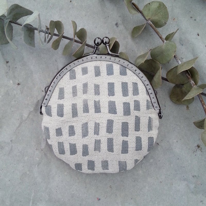 Moshimoshi | Coin Purse - Grey Square - Coin Purses - Other Materials 
