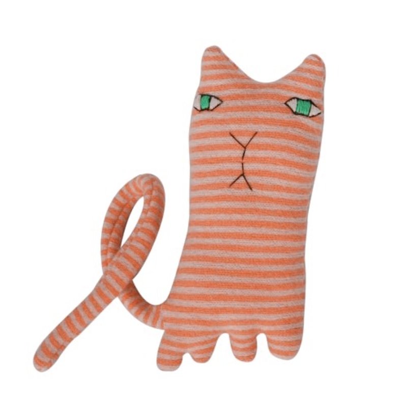 Ginge Cat Pure Wool Doll | Donna Wilson - Stuffed Dolls & Figurines - Wool Orange