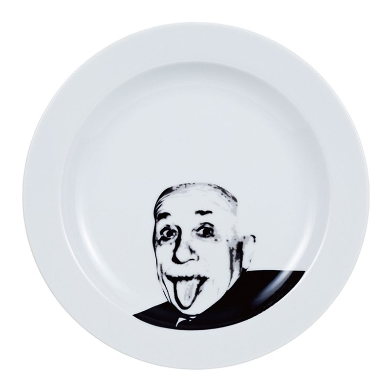 sunart dinner plate-Einstein - จานเล็ก - วัสดุอื่นๆ ขาว