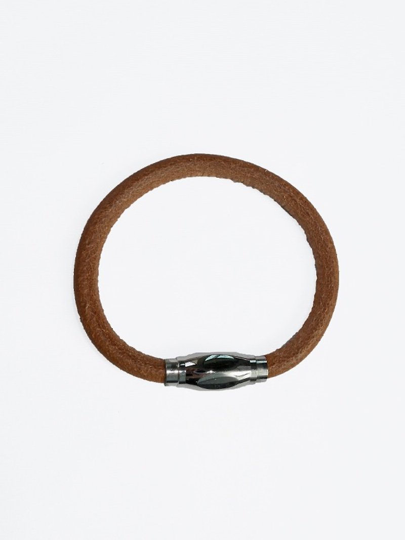 Chainloop Homemade Handmade Plain Leather String Bracelet - สร้อยข้อมือ - หนังแท้ 