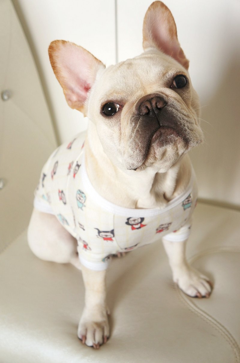 (Sold out) Pet clothes - A Langji tracksuit - ชุดสัตว์เลี้ยง - วัสดุอื่นๆ ขาว