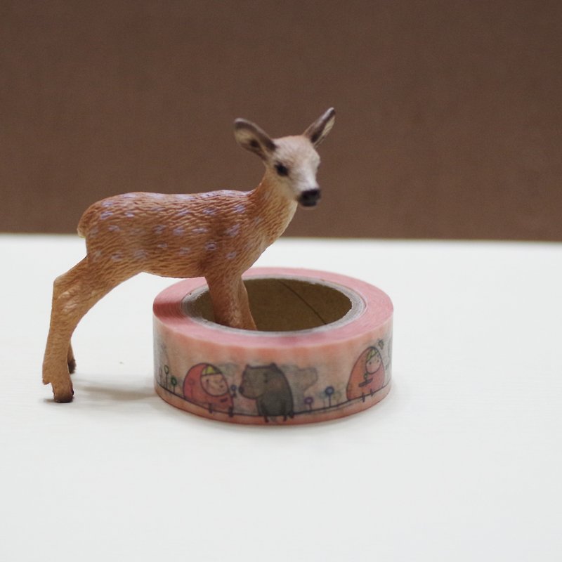 Xuantai Universe│Wolf Love Little Red Riding Hood Paper Tape - Washi Tape - Paper 