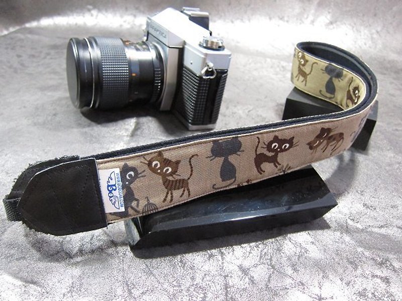 「猫のスタンス」解凍ストラップカメラストラップカメラストラップWukelili - カメラストラップ・三脚 - その他の素材 