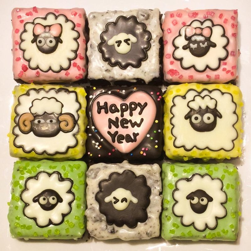 [Bears] Bleater family Mr. brownies brownies Tea gift ☆ *: ... February Spring Limited ...: * ☆ - เค้กและของหวาน - อาหารสด หลากหลายสี