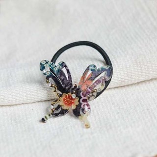 Ancient butterflies, butterfly hair bundle - purple