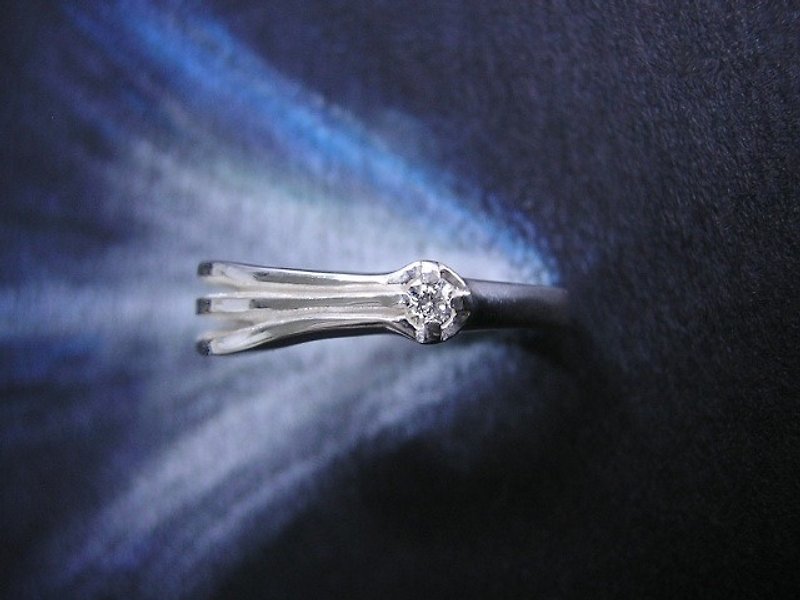 promise of 2061 diamond ( comet star silver ring 彗星 扫帚星 诺言 约 指杯 戒指 銀 金刚石 ) - General Rings - Sterling Silver Silver