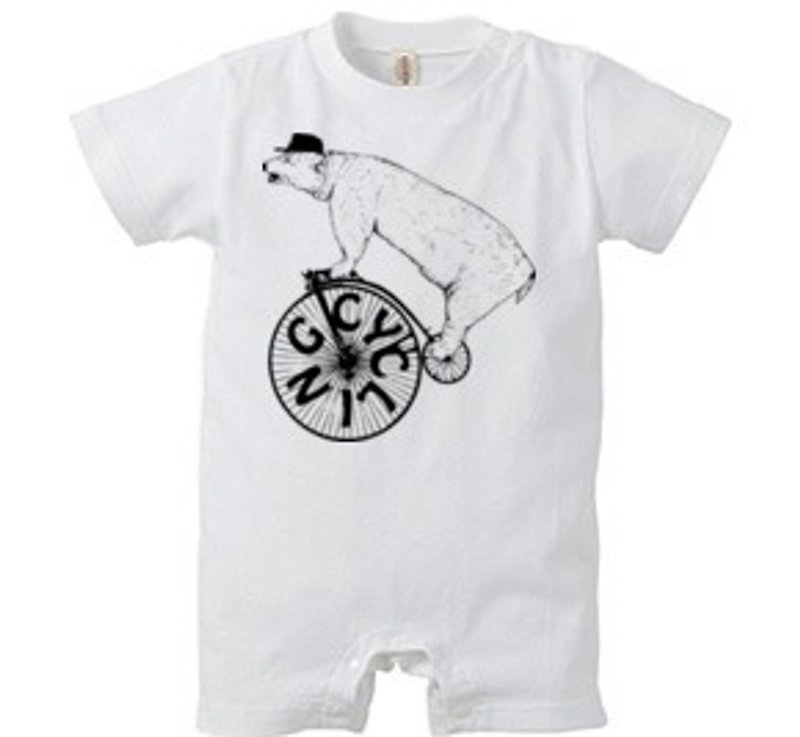 CYCLING BEAR (Rompers) - Other - Other Materials White