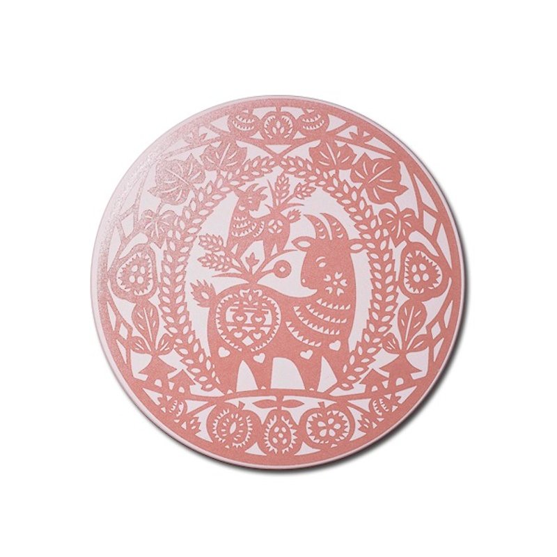 Play Mei Wenchuang Suction Coaster - Coasters - Other Materials Pink