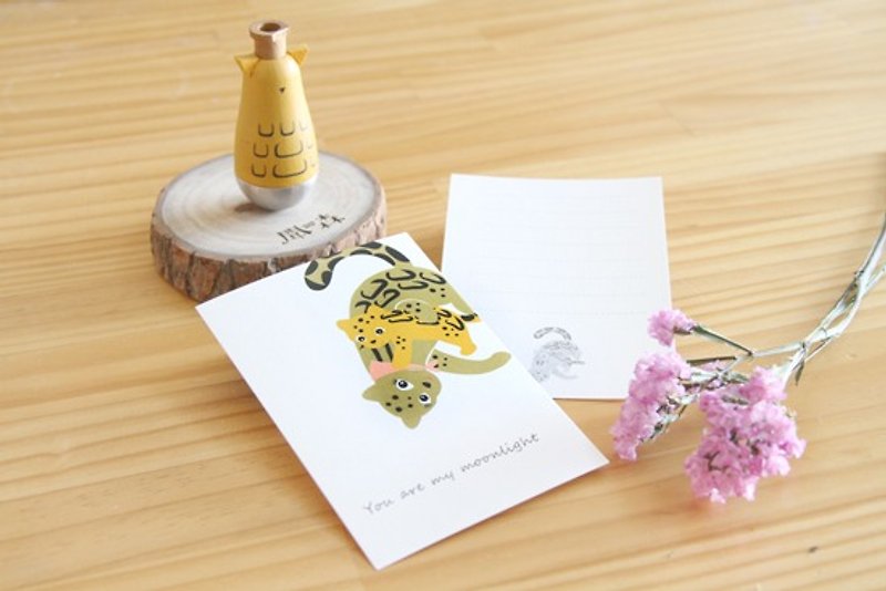 Touching Cards-Moonlight Mother's Day - การ์ด/โปสการ์ด - กระดาษ สีเหลือง